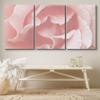 SIGNLEADER Canvas Print Wall Art Set Extreme View of Pink Carnation Botanical Flower Photography Realism Contemporary Closeup Edgy Multicolor Pastel for Living Room, Bedroom, Office - 24"x36" x 3 view 3