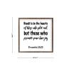 Framed Quotation Wooden Art Signs Positive Quotes Deceit is in The Hearts of Those Who Plot Evil, But Those Who Promote Peace Have Joy. Bible Verse Quote White-C4 18x18cm(7 Inch) view 2