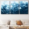 SIGNLEADER Canvas Print Wall Art Set Royal Fern Illuminated by Light Botanical Wilderness Photography Modern Art Contemporary Colorful Multicolor for Living Room, Bedroom, Office - 24"x36" x 3 view 2
