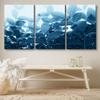 SIGNLEADER Canvas Print Wall Art Set Royal Fern Illuminated by Light Botanical Wilderness Photography Modern Art Contemporary Colorful Multicolor for Living Room, Bedroom, Office - 24"x36" x 3 view 3
