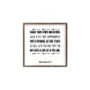 Framed Quotation Wooden Art Signs Positive Quotes Honor Your Father and Mother, Which is The First Commandment with A Promise. Bible Verse Quote White-C8 18x18cm(7 Inch) view 1