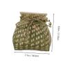 Hand Woven Bamboo Storage Basket for Garden Picnic Use view 2