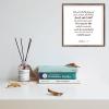 Framed Quotation Wooden Art Signs Positive Quotes Ask, and It Shall Be Given You; Seek, and Ye Shall Find; Knock, and It Shall Be Opened Unto You. Bible Verse, Quote White-C6 18x18cm(7 Inch) view 3