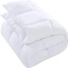 Kanak Bedding Down Alternative Comforter, All Season Comforter - Plush 300GSM Microfiber Duvet Insert - Box Stitched, Size-Twin XL (85"X90") Colour Chocolate view 2