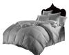 Kanak Bedding Down Alternative Comforter, All Season Comforter - Plush 300GSM Microfiber Duvet Insert - Box Stitched, Size-Twin XL (85"X90") Colour Silver Grey view 1