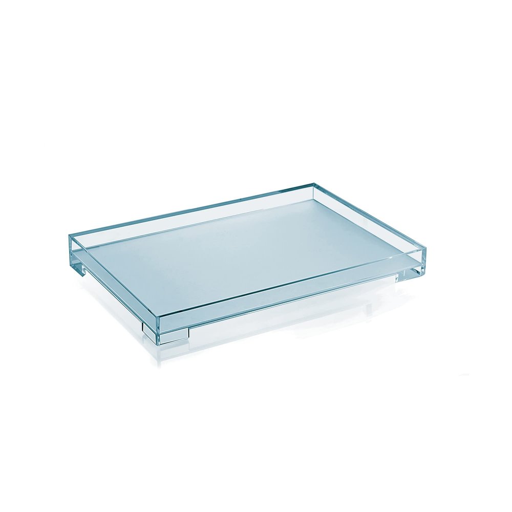 Guzzini 19780181 Essence Tray, SMMA File, Blue Sea