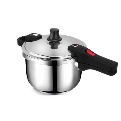 UOOD Stainless Steel Pressure Cooker Pressure Cooker, 304 Thick Household Gas Induction Cooker, General Purpose, Explosion-proof Safety Large Capacity (Size : 5.5L)
