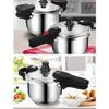 UOOD Stainless Steel Pressure Cooker Pressure Cooker, 304 Thick Household Gas Induction Cooker, General Purpose, Explosion-proof Safety Large Capacity (Size : 5.5L) view 3