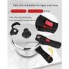 UOOD Stainless Steel Pressure Cooker Pressure Cooker, 304 Thick Household Gas Induction Cooker, General Purpose, Explosion-proof Safety Large Capacity (Size : 5.5L) view 4