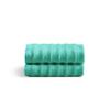 Cosy House Collection Luxury Rayon Derived from Bamboo Blend 2-Pack Towel Set - Ultra Soft, Absorbent and Quick Drying - Plush Cotton Hotel Spa Quality - 14" x 14" (Washcloth, Turquoise) view 1