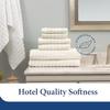 Cosy House Collection Luxury Rayon Derived from Bamboo Blend 2-Pack Towel Set - Ultra Soft, Absorbent and Quick Drying - Plush Cotton Hotel Spa Quality - 14" x 14" (Washcloth, Turquoise) view 2