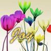 ArtExpert Floral Calm Pop Joy by Albert Koetsier - 16x16 Art Print Poster view 1