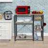 American Furniture Classics OS Home and Office Kitchen Storage Island, Grey view 2