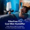 Vicks FilterFree Plus Cool Mist Plus Humidifier (VUL565), Medium Room Filter-Free Cool Mist Humidifier for Baby, Kids and Adult Rooms, Works with Vicks VapoPads view 2