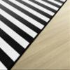 Flagship Carpets Simply Stylish Black & White Stripe Classroom Area Rug for Indoor Classroom Learning or Kid Bedroom Educational Play Mat, 7'6" x 12' view 4
