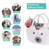 Baby Diaper Caddy Organizer -Portable Baby Nursery Storage Holder Bag -100% Real Natural Cotton Diaper Storage Basket with Removable Dividers & Sturdy Handles for Organizer Diaper Toy Paper Towels view 4