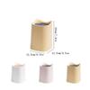 XILIN-1987 Kitchen Trash can Nordic Mini Indoor Trash Can Desktop Trash Can Office Portable Home Bedroom Living Room Kitchen Trash Can Trash Can (Color : Pink) view 4