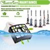 Rebirthcare NV680 Filter Replacement for Shark Rotator DuoClean Powered Lift Away Speed Vacuum NV681 NV682 NV683 NV800 NV801 NV803 UV810, Compare to Part # XFF680 & XHF680, 2 Filters + 4 Foam Felt Kit view 4