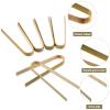 150 Pieces Mini Bamboo Disposable Tongs 4 Inch Bamboo Toast Tong Wooden Cooking Utensils Natural Green for Catering Buffet Home Use Tea Supplies view 3