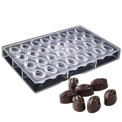 32 cavities Occa Berry Deep Fruit Shape PC Polycarbonate Chocolate Mold Candy Mould Fondant Mousse Ice Molds DIY Bakery Supplies