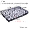 32 cavities Occa Berry Deep Fruit Shape PC Polycarbonate Chocolate Mold Candy Mould Fondant Mousse Ice Molds DIY Bakery Supplies view 2