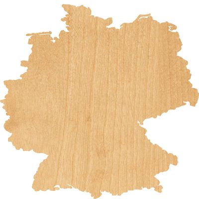 Germany Laser Cut Out Wood Shape Craft Supply - 4 Inch
