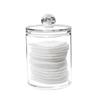 Cabilock 4pcs Acrylic Storage Containers Covers Multifunctional Organizer for Cosmetics Toothpicks and Bathroom Essentials Transparent Design for Easy Visibility and Access view 3