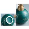 Soap Dispenser Ceramic Soap Pump Marble Pattern Lotion Bottle Bathroom Ornaments Luxury Home Bathroom Round Soap Bottle (Color : White Bottle, Size : 300ml) view 3