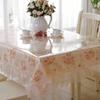 2Mm Clear Desk Cover Protector Soft Glass Dining Tablecloth PVC Plastic Table Protector Cover Waterproof Wipeable Table Pads for Kitchen, Outdoors, Picnic, Camping, Holiday,20 x 120 Inch(50x304cm) view 2
