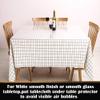 2Mm Clear Desk Cover Protector Soft Glass Dining Tablecloth PVC Plastic Table Protector Cover Waterproof Wipeable Table Pads for Kitchen, Outdoors, Picnic, Camping, Holiday,20 x 120 Inch(50x304cm) view 4