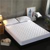 CFYCYHDZHT Bedding Fitted Sheets Thick Cotton Quilted Winter to Keep Warm Cover Bed Hotel Homestay Non Slip Solid Color Mattress Protector Grey1 135cm200cm view 2