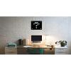 LaModaHome Pixel Question Mark? Table Metal Wall Art Black Wall Dcor,Living Room, Bedroom, Kitchen, Bathroom Interior Decoration, Wall Hanging view 2