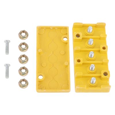 Dilwe E Connection Box, 5 Pole Electric Wire Connection Box Compatible for Electric Bike's Controller Cable, Motor Wire, etc