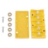 Dilwe E Connection Box, 5 Pole Electric Wire Connection Box Compatible for Electric Bike's Controller Cable, Motor Wire, etc view 1