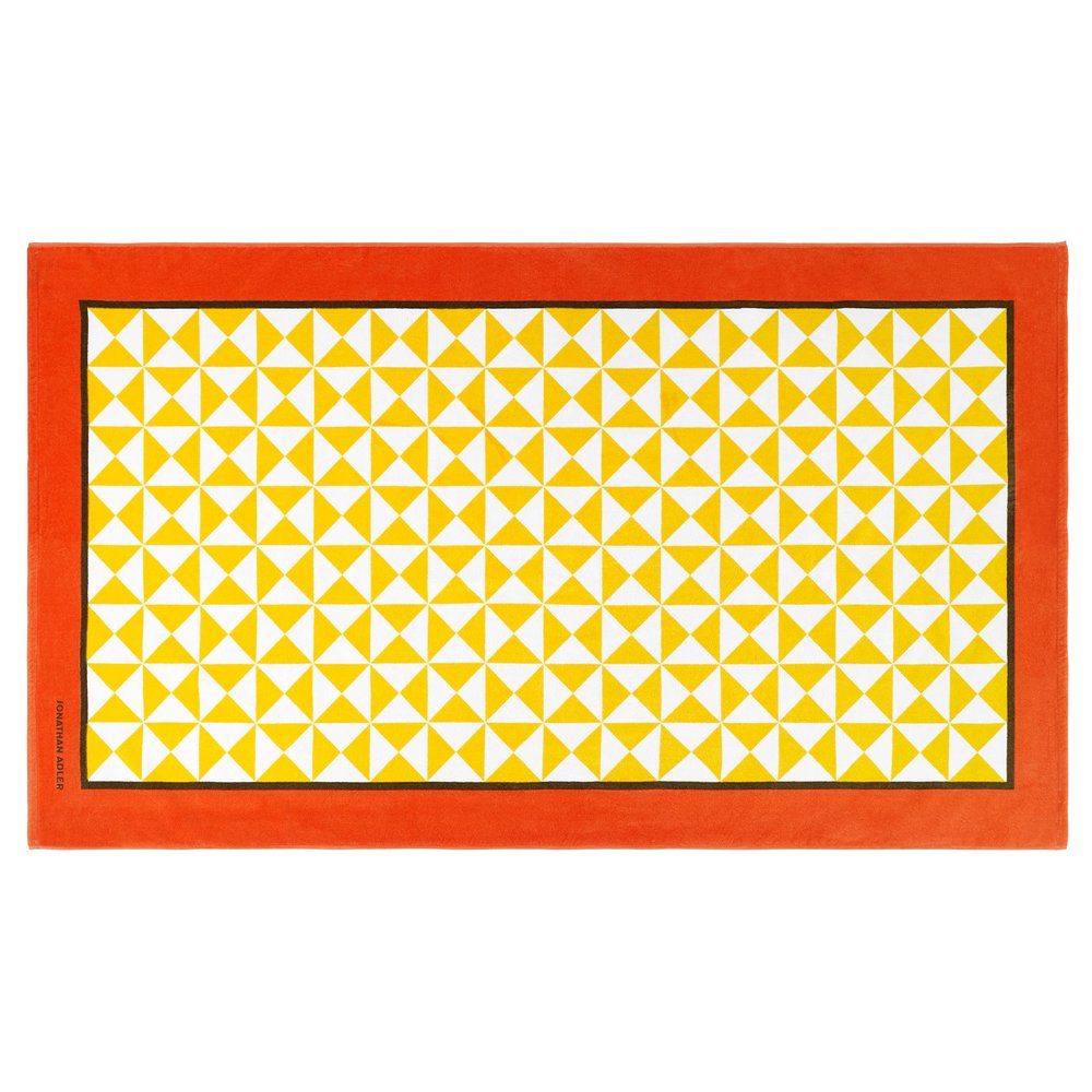 Avanti Linens Beach Jonathan Adler Collection, Towel, Multi (5510BTWLFLT GLD)