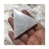 1pc White Folk Crafts Healing Crystal Stone Selenite Triangular Slice for Home Decoration view 1