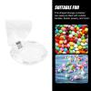 Cabilock Candy Boxes Packaging 12pcs Diamond Shaped Candy Boxes Plastic Wedding Favors Boxes Sweet Case Birthday Party Ornament Container for Home Party Wedding Favor Bags view 2
