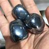 Bulk Crystals Healing Gemstone Natural Quartz terahertz Tumbled Stones for Home Decoration 300g 20-25mm view 2