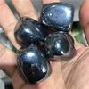 Bulk Crystals Healing Gemstone Natural Quartz terahertz Tumbled Stones for Home Decoration 300g 20-25mm view 3