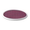 Copco Non-Skid Pantry Cabinet Lazy Susan Turntable, 18-Inch, White/Purple view 1