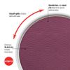 Copco Non-Skid Pantry Cabinet Lazy Susan Turntable, 18-Inch, White/Purple view 4