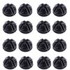 ifundom Cube Storage Organizer Plastic Connectors 20 Pcs Black Plastic Connectors for Wire Cube Plastic Storage Modular Metal Grid Panel Shelving Units and Closet Organizer Cube Organizer view 1