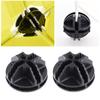 ifundom Cube Storage Organizer Plastic Connectors 20 Pcs Black Plastic Connectors for Wire Cube Plastic Storage Modular Metal Grid Panel Shelving Units and Closet Organizer Cube Organizer view 3