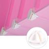 ifundom 20Pcs Wire Cube Plastic Connectors for Modular Organizer Closet and Cube Storage Shelving White Clasp Buckle Clips for Wire Shelf Systems view 3
