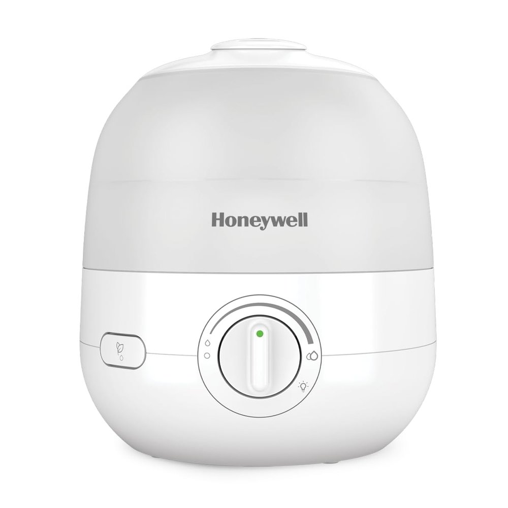 Honeywell Ultra Glow Light Changing Humidifier and Diffuser Cool Mist Humidifier for Bedroom or Office with Essential Oil Diffuser