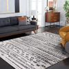 SAFAVIEH Area Rug 8x10 - Tulum Collection - Large - Black & Ivory, Moroccan Boho Design, Non-Shedding & Easy to Clean, Ideal for Living Room, Bedroom, Dining Space (TUL640Z) view 4