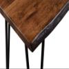 Jofran Nature's Edge Solid Wood Modern Rustic Four Piece 72" Counter Height Dining Table Set, Chestnut view 2