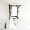 Deco 79 Wall Shelf, 16" L x 9" W x 20" H, Brown view 1