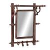 Deco 79 Wall Shelf, 16" L x 9" W x 20" H, Brown view 3