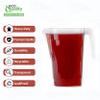 EcoQuality60 oz Heavy Duty Crystal Clear Plastic Beverage Pitcher - Break Resistant Beverage Carafe - Great for Restaurants and Catering - Serveware for Water, Cold Drinks, Beer (12) view 2
